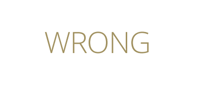 wrong